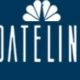 Dateline logo in blue color and white background